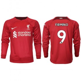 Herren Fußballbekleidung Liverpool Roberto Firmino #9 Heimtrikot 2022-23 Langarm